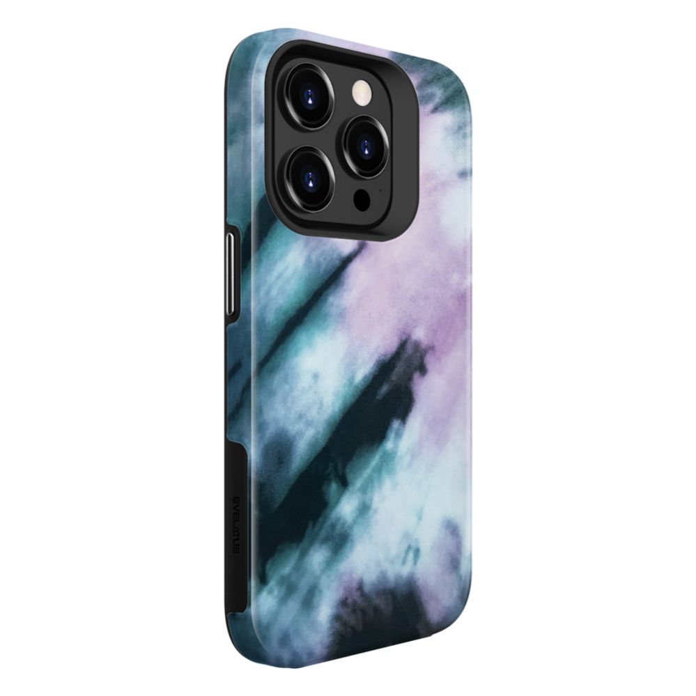 Чехол на заднюю панель Evelatus Apple iPhone 15 Pro Armor case TPU+PC Customized Print Design Blue Pink