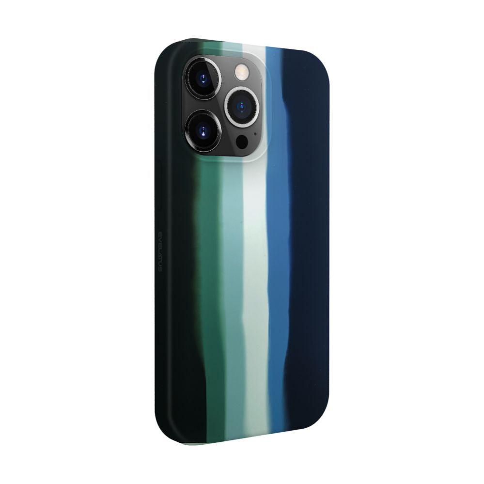 Tagakaaned Evelatus Apple iPhone 15 Pro Silicone case Multi-Colored Green