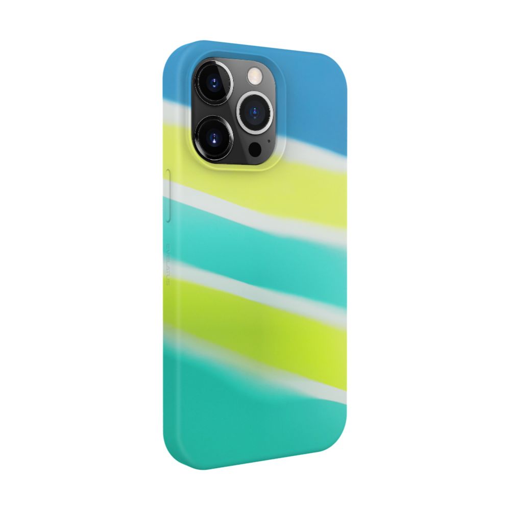 Чехол на заднюю панель Evelatus Apple iPhone 15 Pro Max Silicone case Multi-Colored Yellow Green