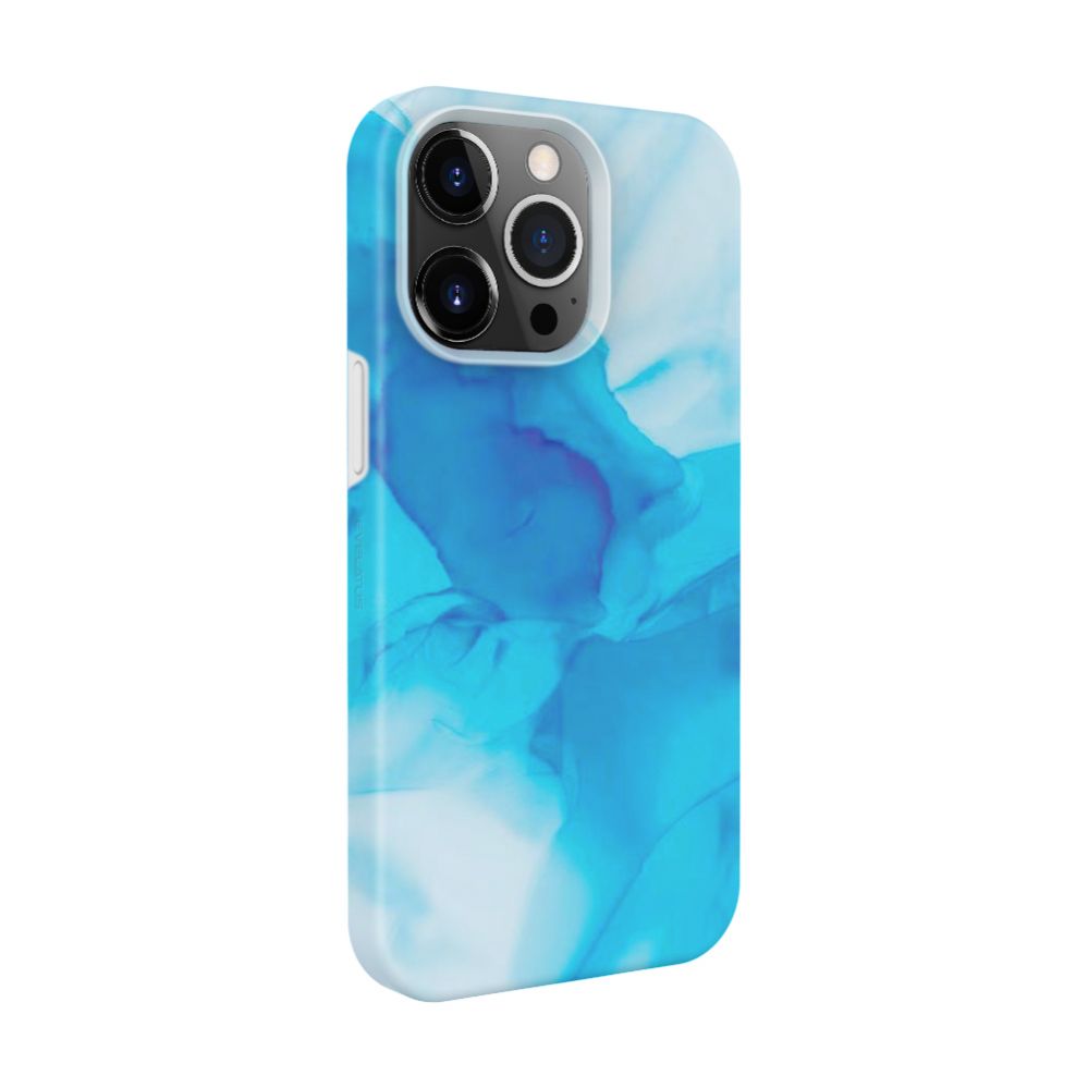 Чехол на заднюю панель Evelatus Apple iPhone 15 Pro Max Premium Silicone case Customized Print Blue