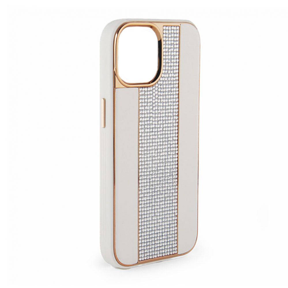Чехол на заднюю панель iLike Apple iPhone 11 Diamonds and Leather Case White