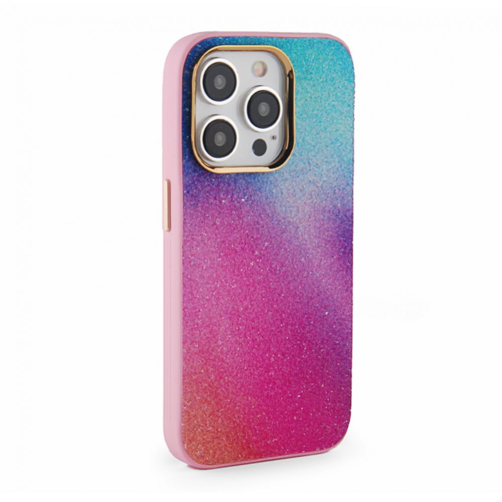 Tagakaaned iLike Apple iPhone 14 Pro Print Desire Customized Diamonds Case Pink