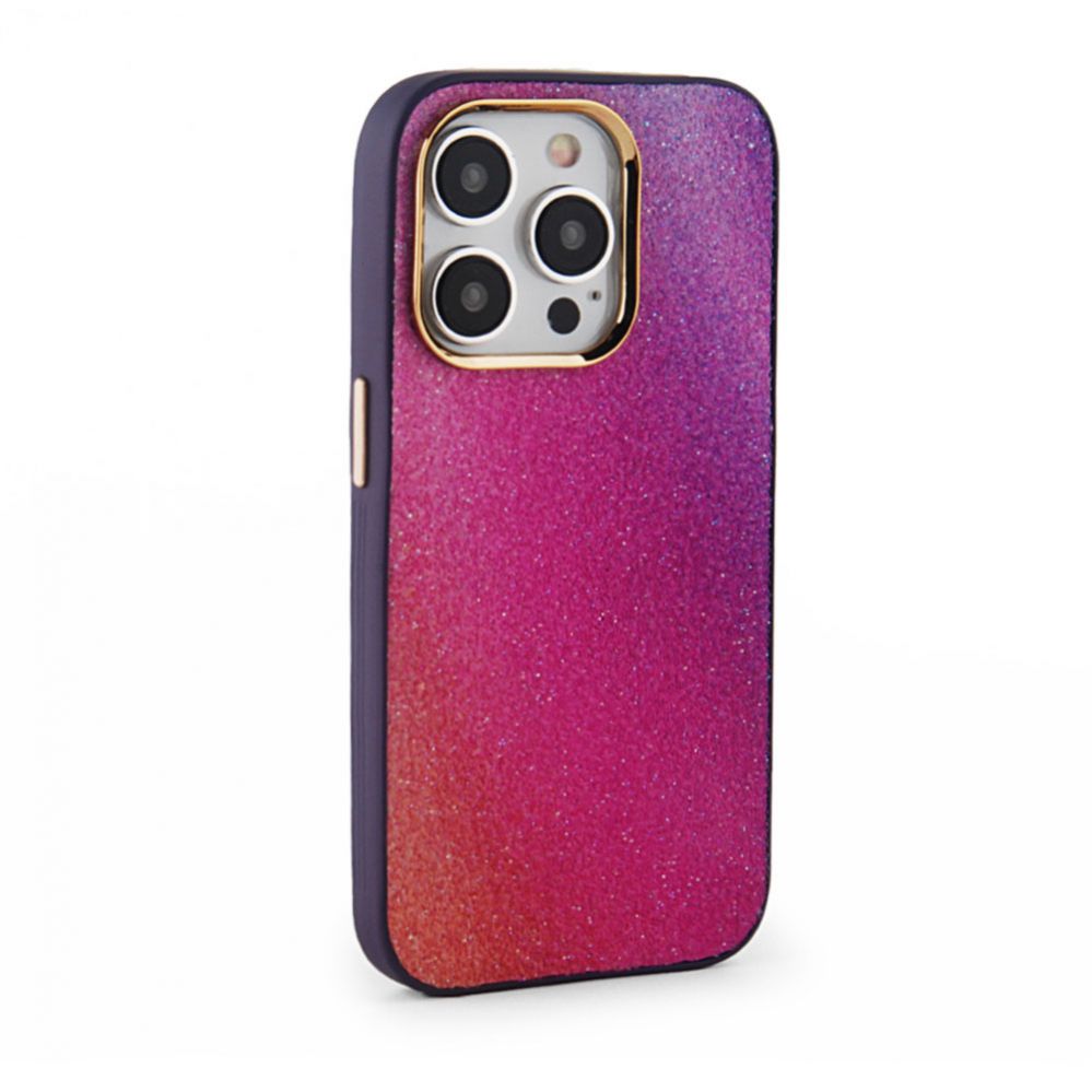 Tagakaaned iLike Apple iPhone 15 Pro Max Print Desire Customized Diamonds Case Purple