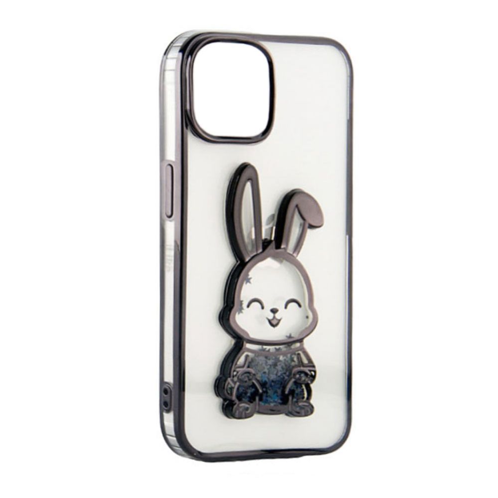 Чехол на заднюю панель iLike Apple iPhone 11 Silicone Case Print Desire Rabbit Black