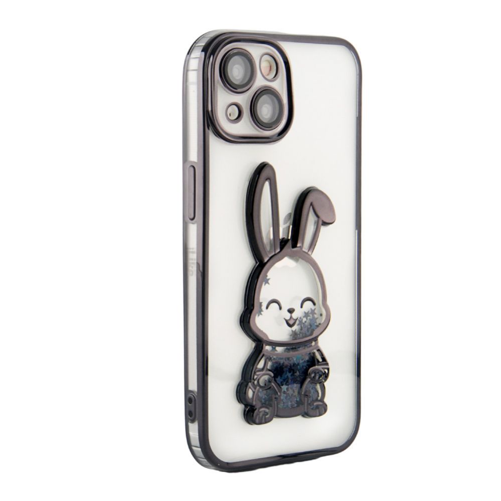 Tagakaaned iLike Apple iPhone 13 Silicone Case Print Desire Rabbit Black