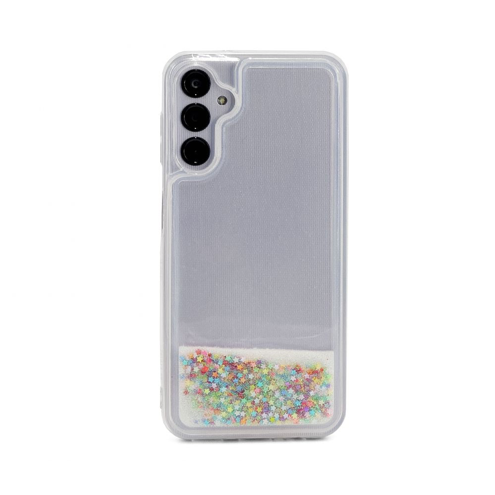 Чехол на заднюю панель iLike Samsung Galaxy A34 5G Silicone Case Water Glitter Rainbow