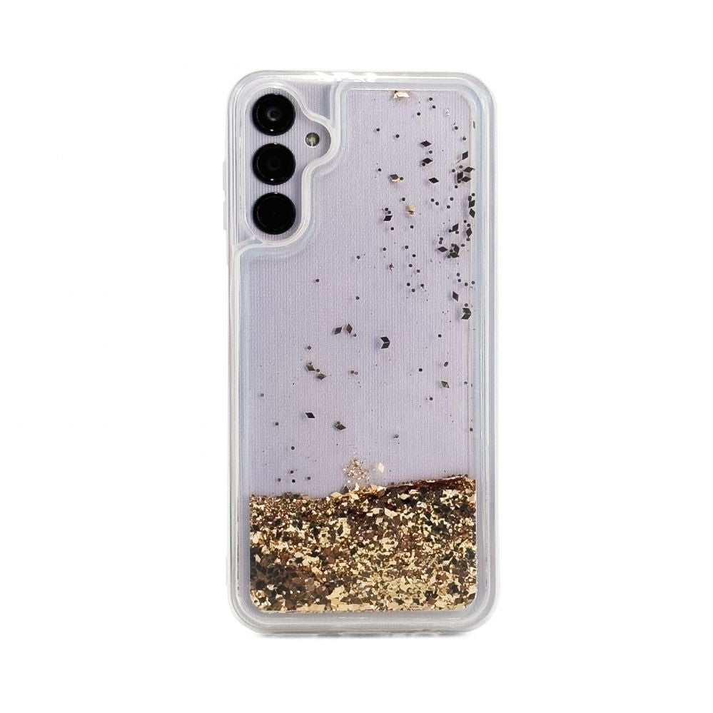Чехол на заднюю панель iLike Samsung Galaxy A34 5G Silicone Case Water Glitter Gold