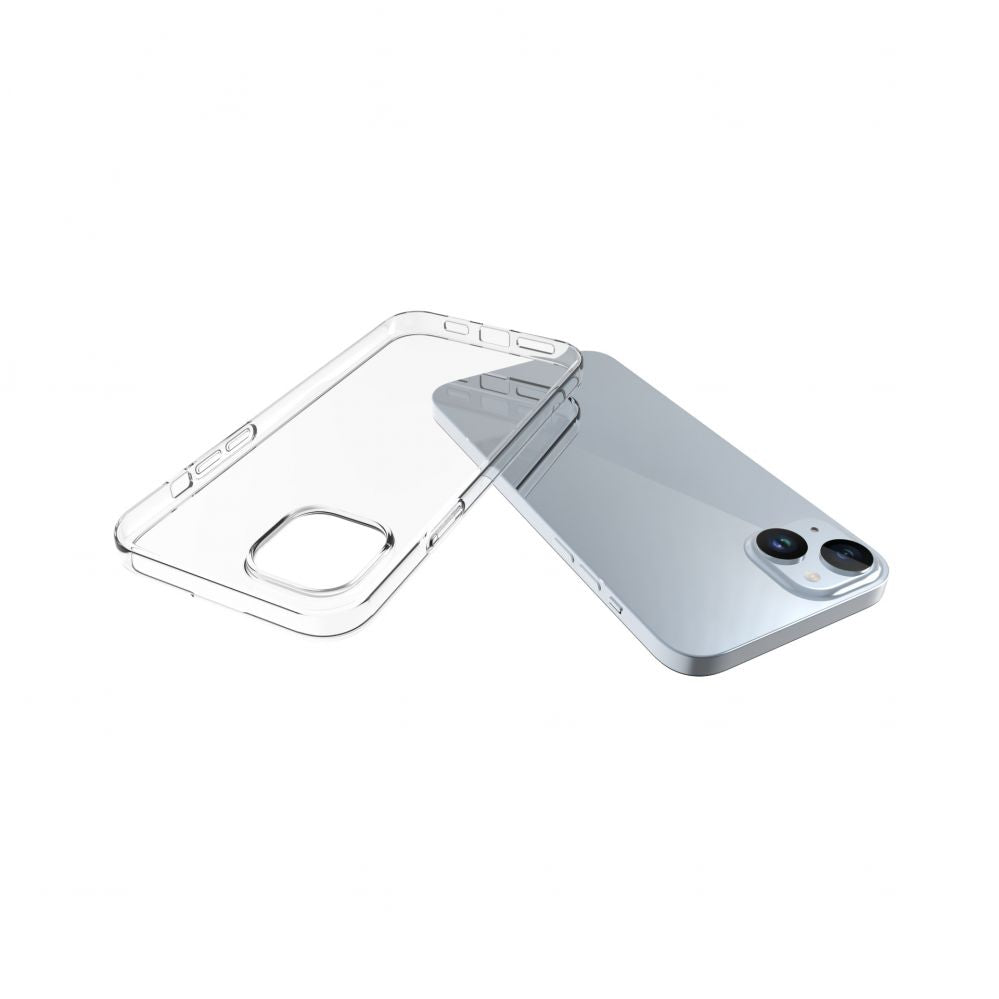 Tagakaaned Evelatus Apple iPhone 15 Plus Clear Silicone Case 1.5mm TPU Transparent