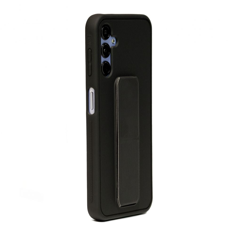 Tagakaaned iLike Samsung Galaxy A14 5G Silicone Case with stand Black