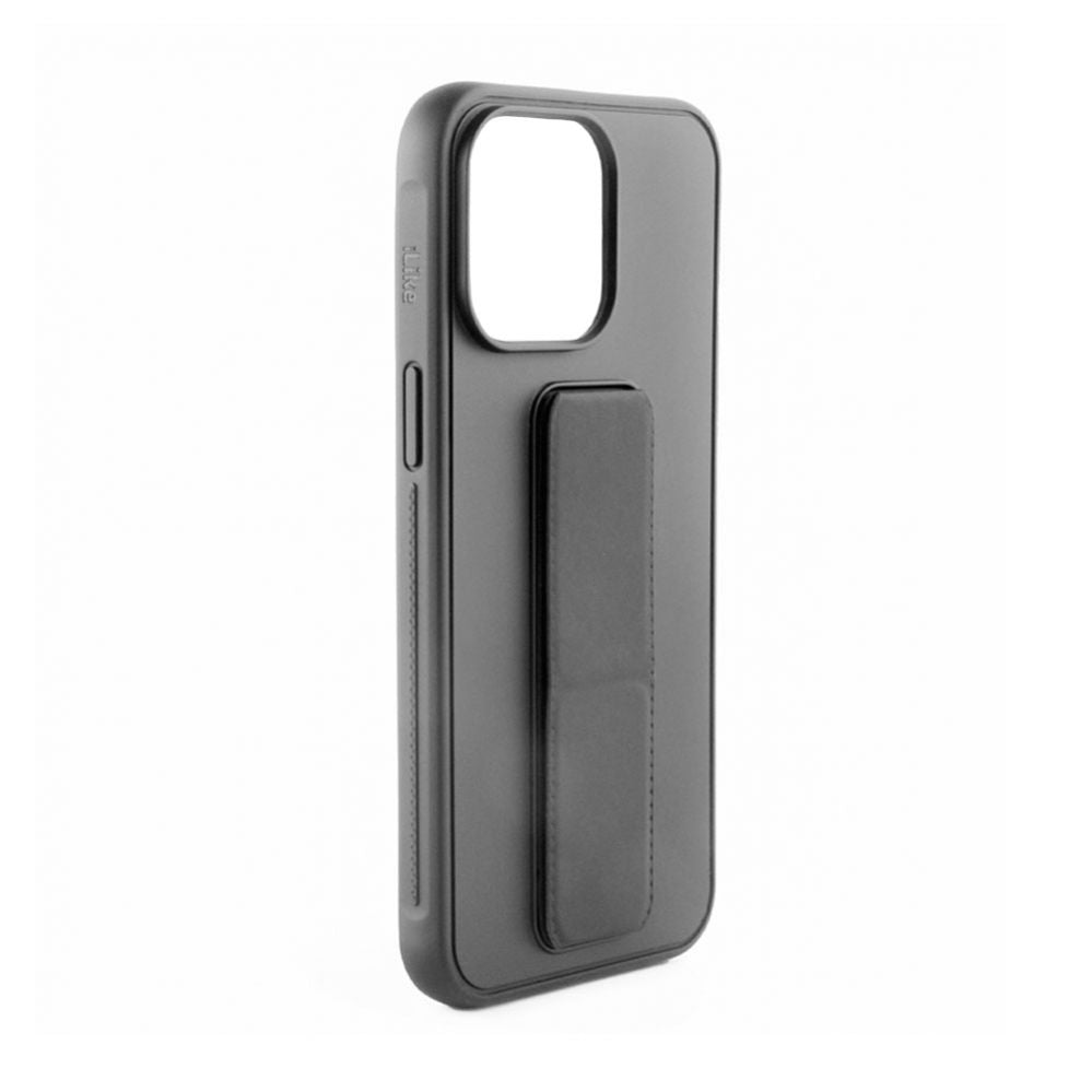 Чехол на заднюю панель iLike Apple iPhone 14 Silicone Case with stand Black