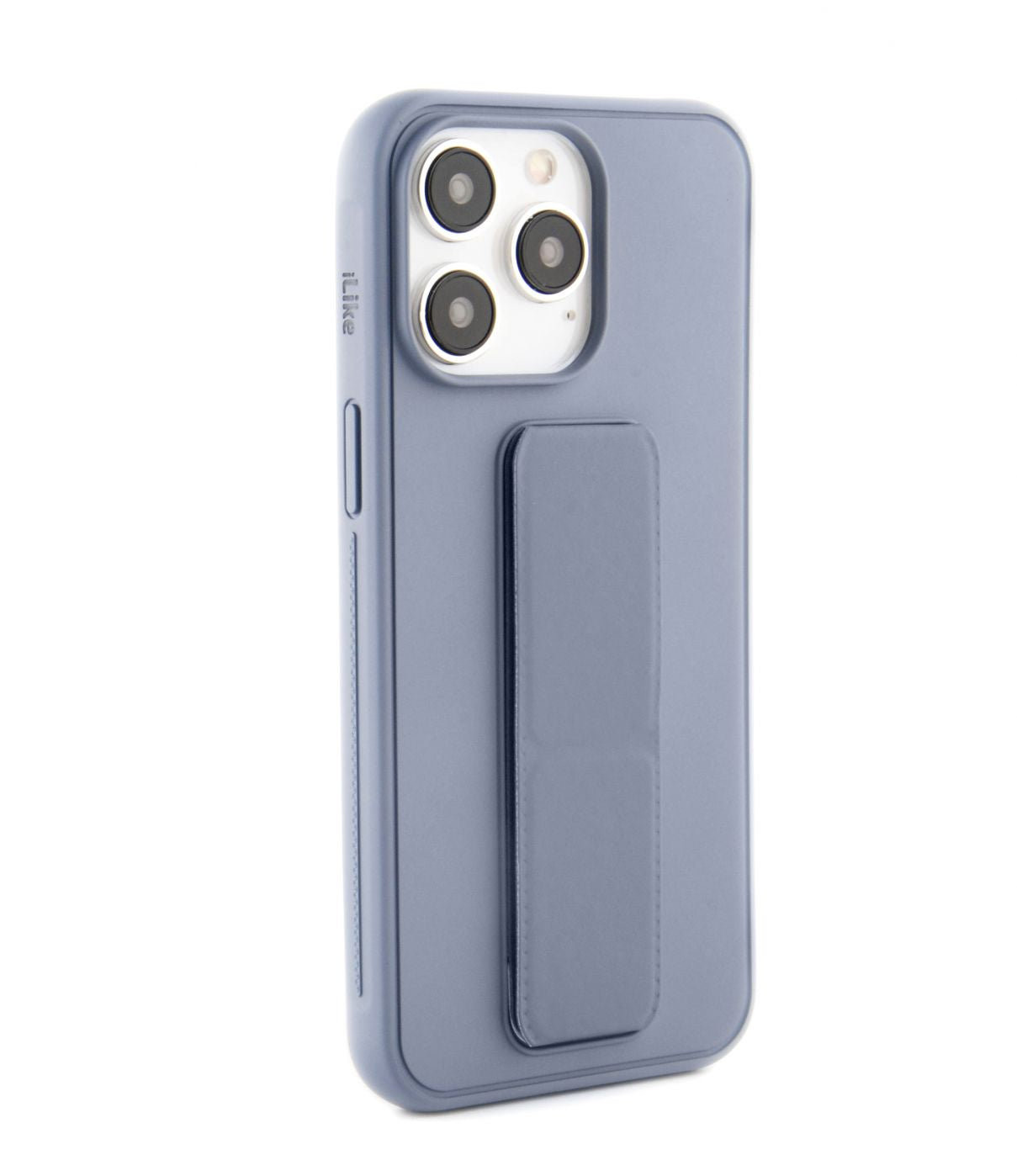 Back panel cover iLike Apple iPhone 14 Pro Silicone Case with stand Purple