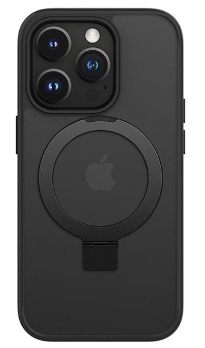 Tagakaaned iLike Apple iPhone 15 Kickstand Case with MagSafe Black