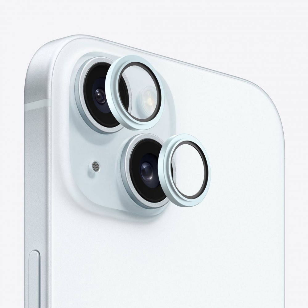 Kaitseklaasid Evelatus Apple iPhone 15 Camera Lens Protector Armor Blue