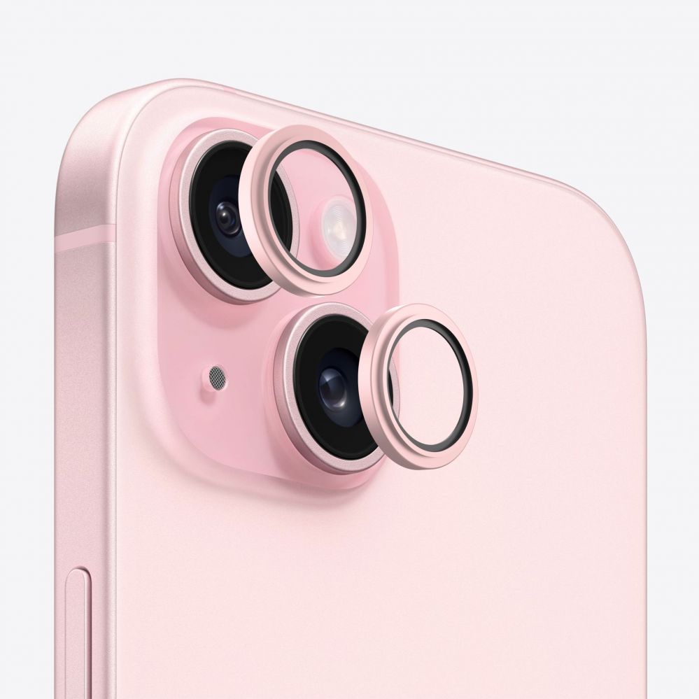 Защитное стекло Evelatus Apple iPhone 15 Camera Lens Protector Armor Pink