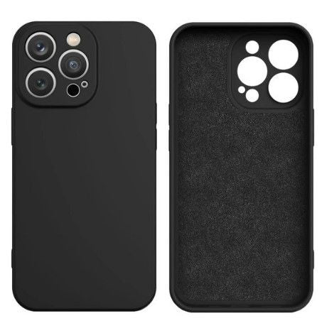 Back panel cover iLike Samsung Galaxy A34 5G silicone cover Black