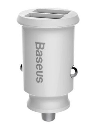 Авто зарядка Baseus  rain Car Charger mini car charger 2x USB 3.1A white (CCALL-ML02) White