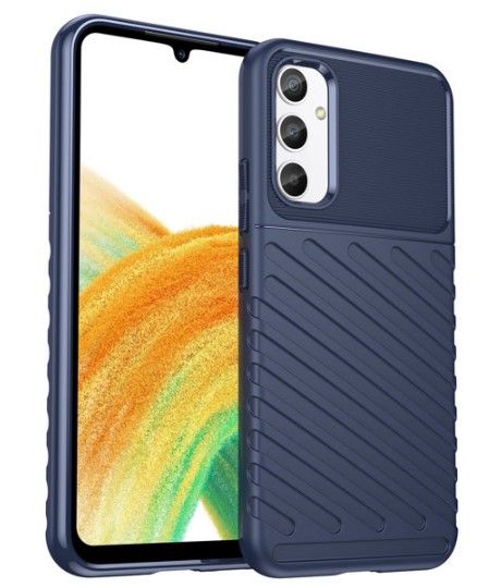 Tagakaaned iLike Samsung Galaxy A34 5G silicone armor case Blue