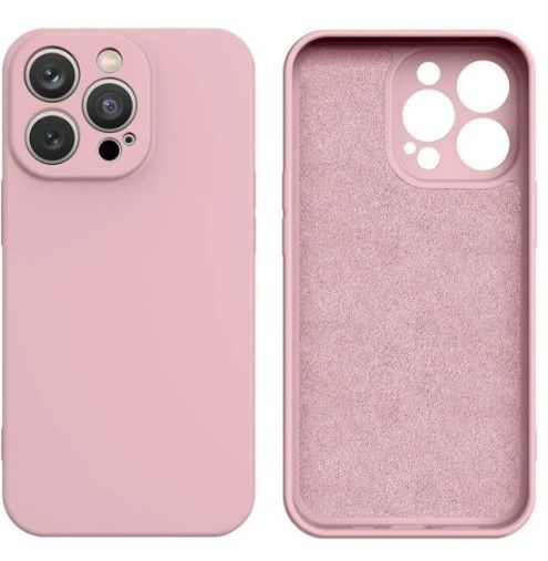 Back panel cover iLike Samsung Galaxy A34 5G silicone cover Pink