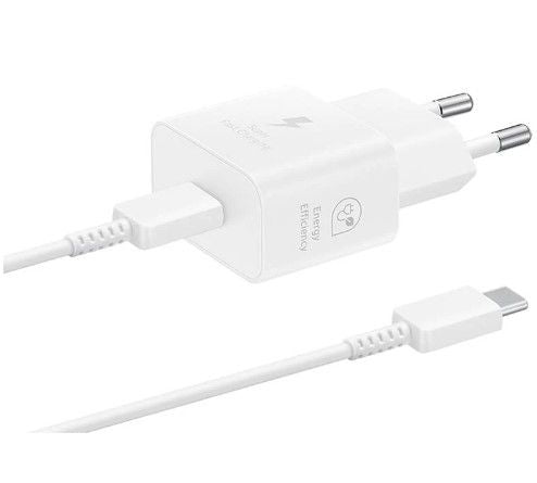 Adaptrid Samsung  Samsung USB-C 25W Travel Charger + USB-C Data Cable EP-T2510XWE White