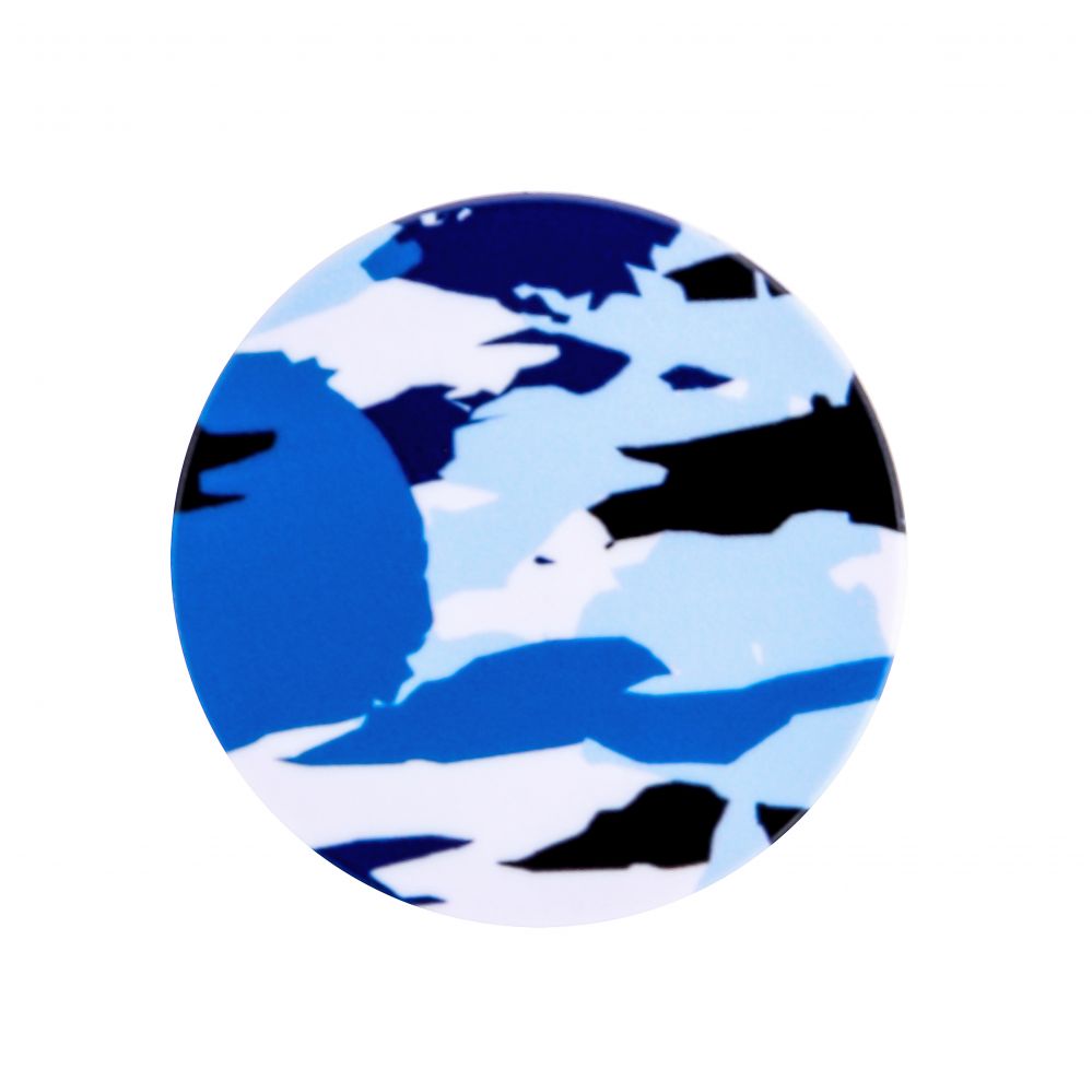 Universaalne telefonihoidja (Popsocket) iLike  Universal Pop Holder Camo Blue