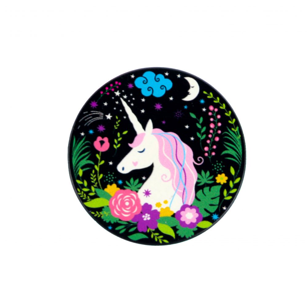 Universaalne telefonihoidja (Popsocket) iLike  Universal Pop Holder Unicorn Black