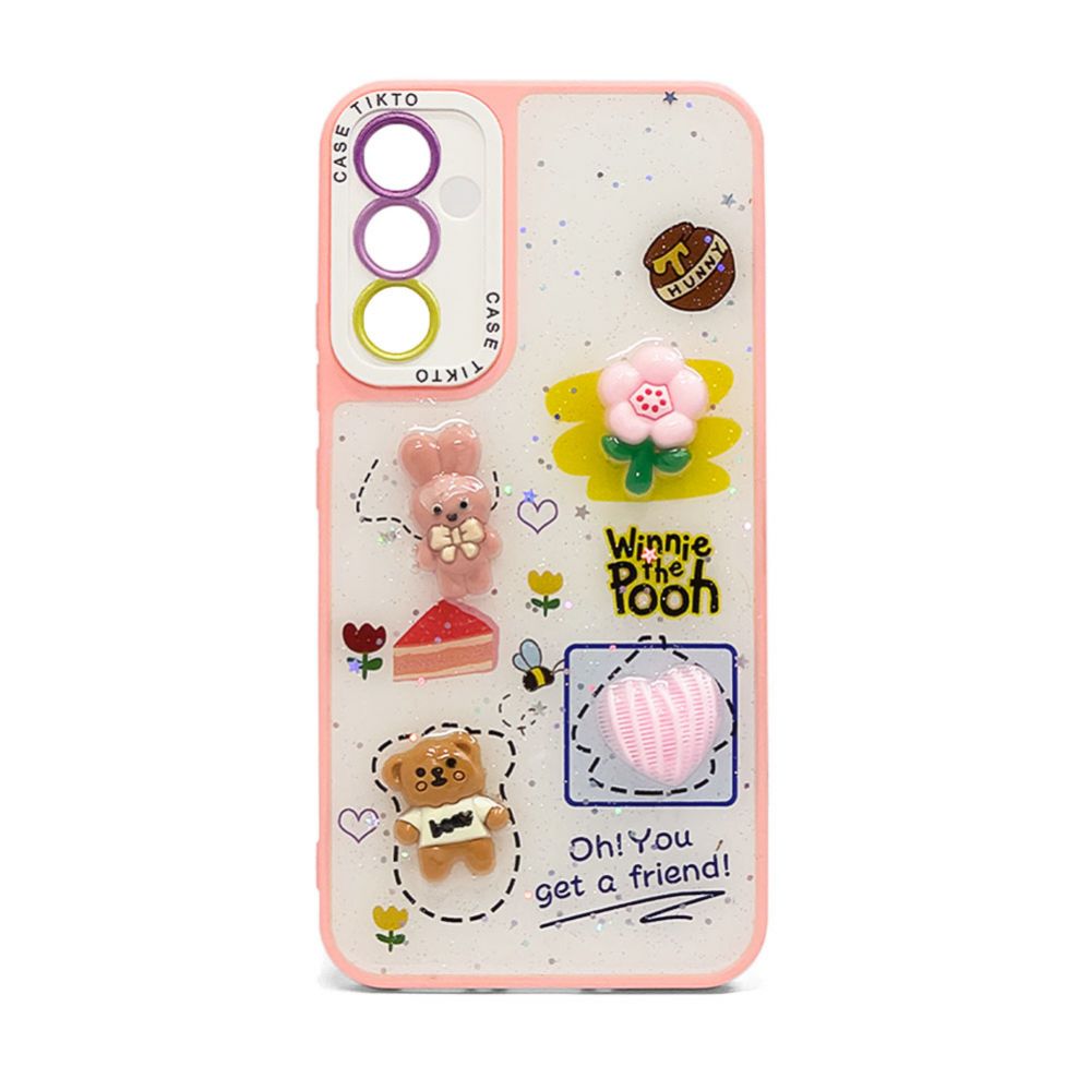 Tagakaaned iLike Apple iPhone 15 Pro Max EPOXY CARTOON COVER Pink
