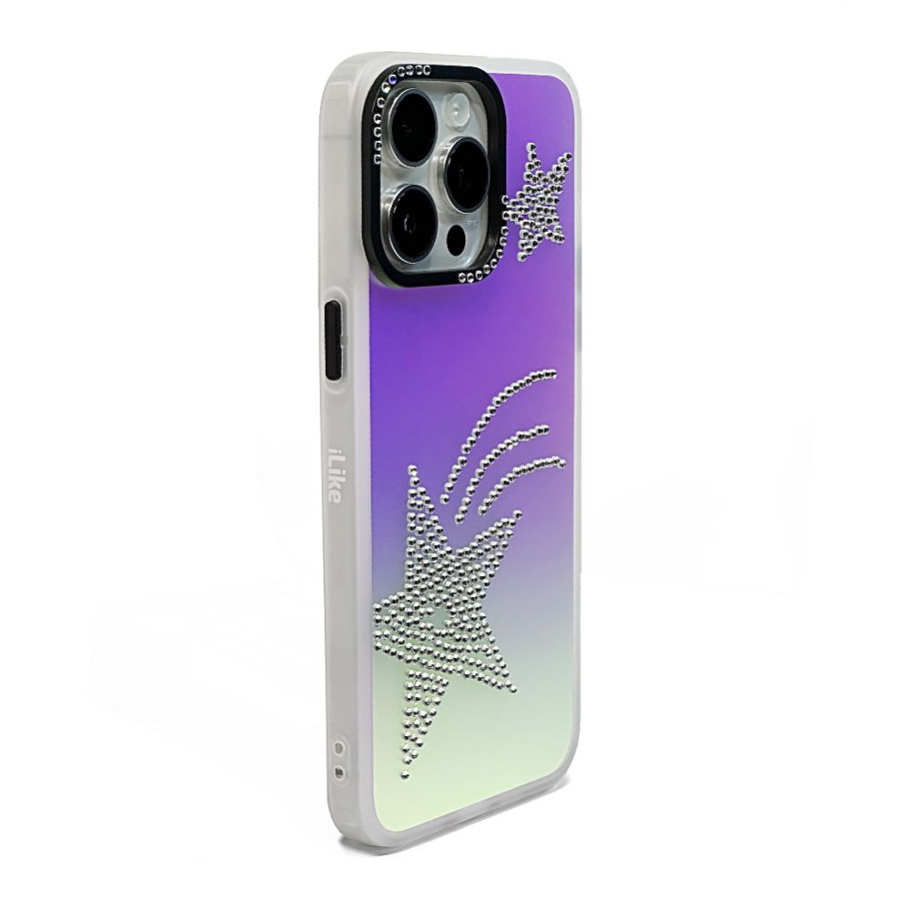 Чехол на заднюю панель iLike Apple iPhone 14 LASER SHELL Star