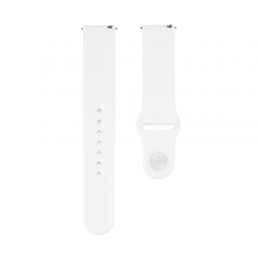 Rihm Connect  22mm Silicone Loop Watch Strap (S/M 110mm) White