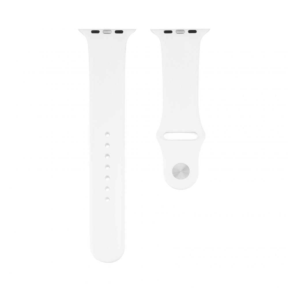 Rihm Connect  Watch 38/40/41mm Silicone Loop Watch Strap (132mm M/L) White