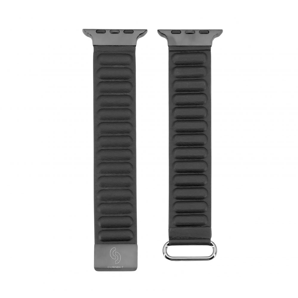 Rihm Connect  Watch 38/40/41mm cortical back buckle magnetic suction Watch Straps Black