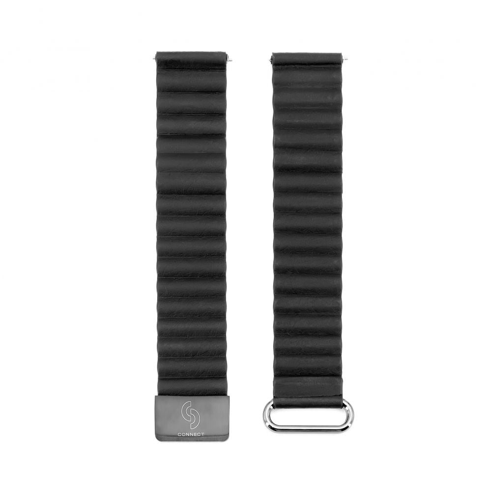 Ремешок Connect  20mm Cortical back buckle magnetic suction Watch Straps (130mm M/L) Black