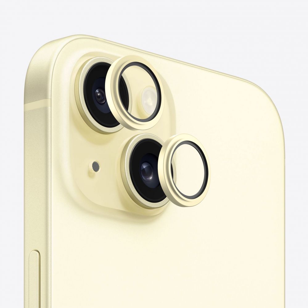 Защитное стекло Evelatus Apple iPhone 15 / 15 Plus Camera Lens Protector Armor Yellow