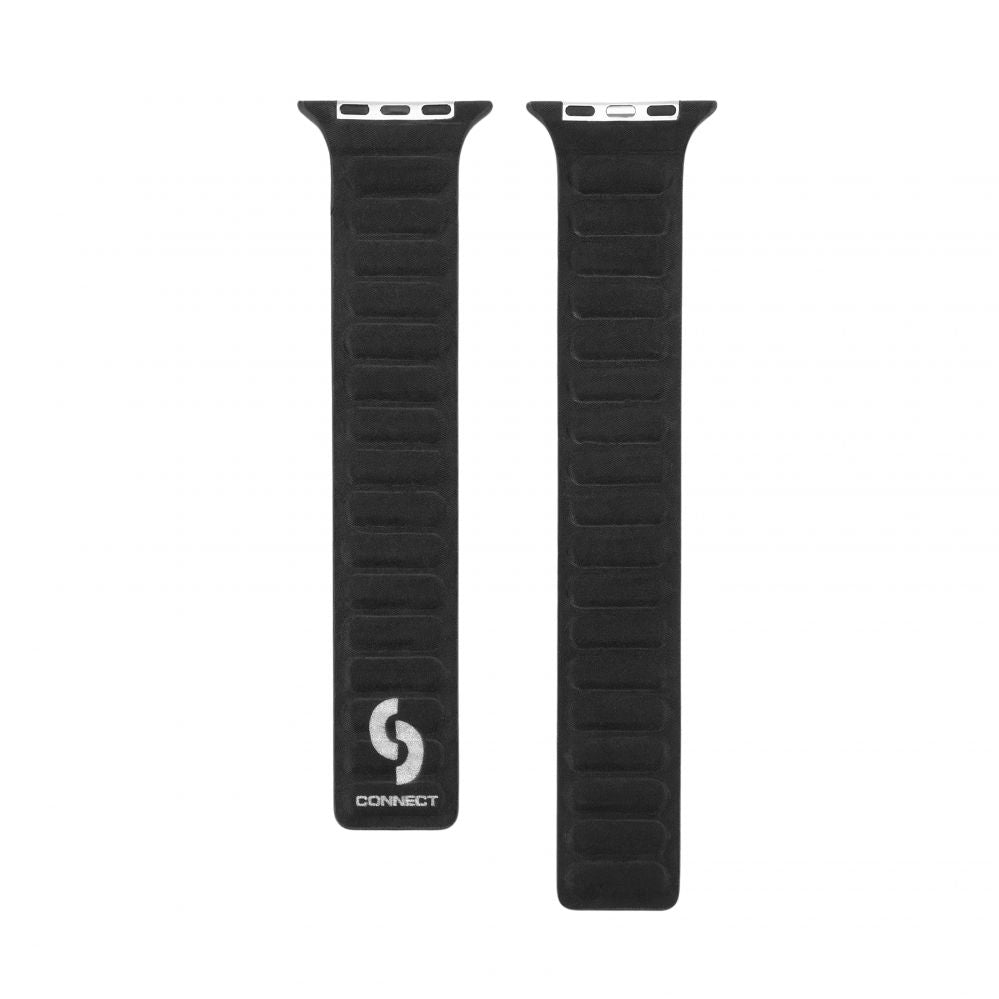 Rihm Connect  Watch 38/40/41mm Fine woven twill magnetic chain Watch Straps Black