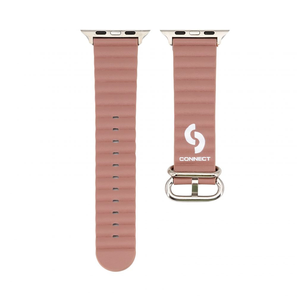 Strap Connect  Watch 38/40/41mm Marine leather Watch Strap Smoky Purple