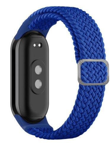 Rihm iLike Universal Mi Band 8 wristband bracele Braided fabric strap Blue