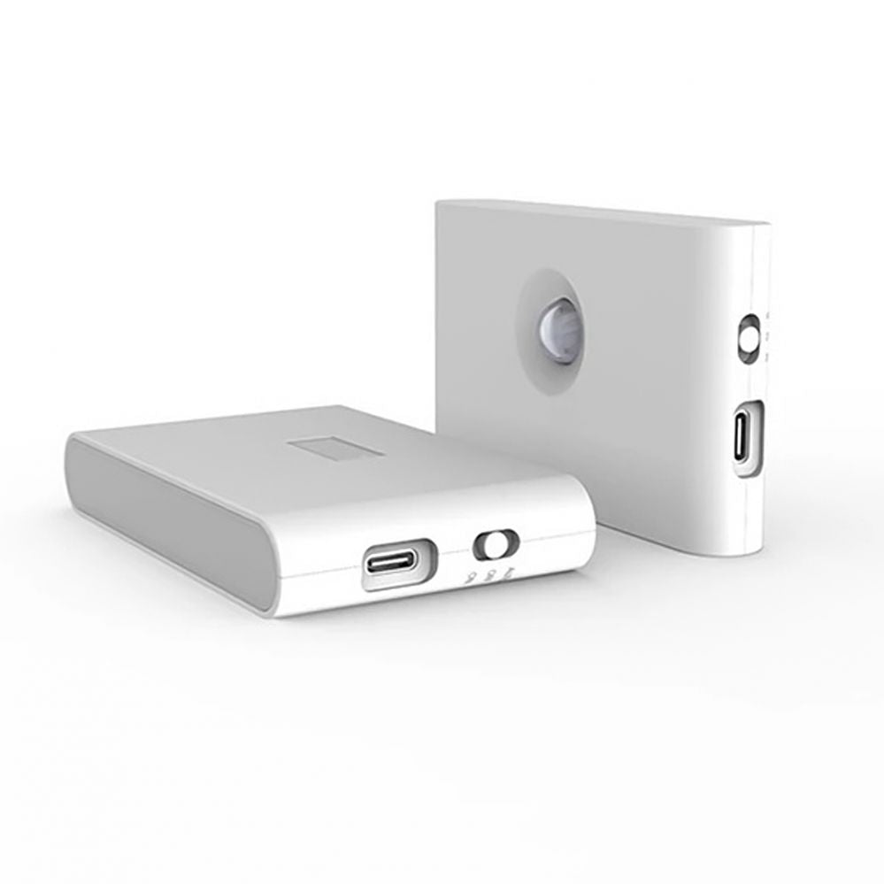 Laualamp Elight  T1 Wall Fix Double Projection Led 1W battery Lamp 2700K with mooving / dusk sensor USB-C White