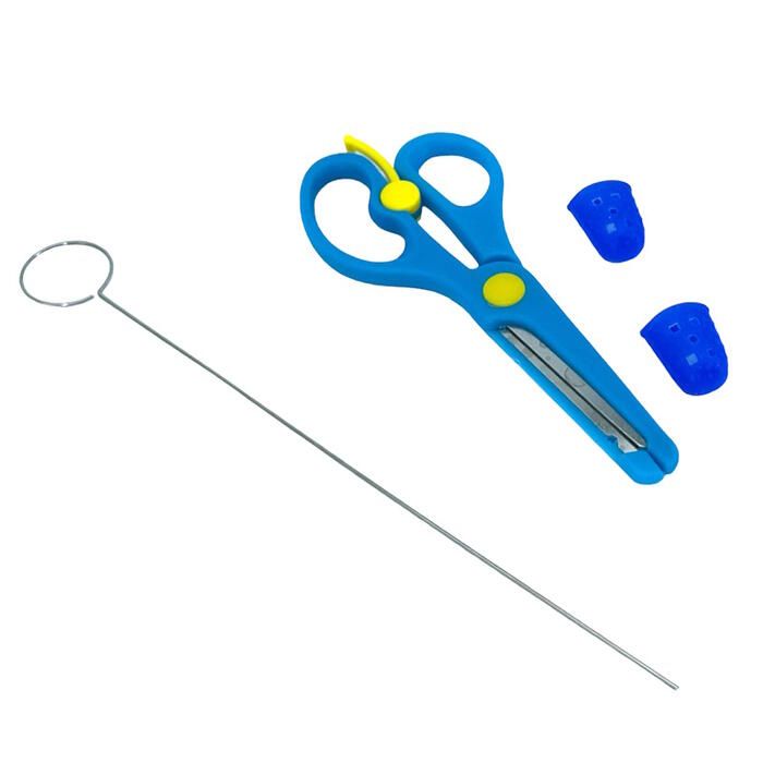 Another product iLike  S3 Accsessorie set 3in1 for 3D Printing Pen - Cleaner Needle / Scissors / 2 Finger cover
