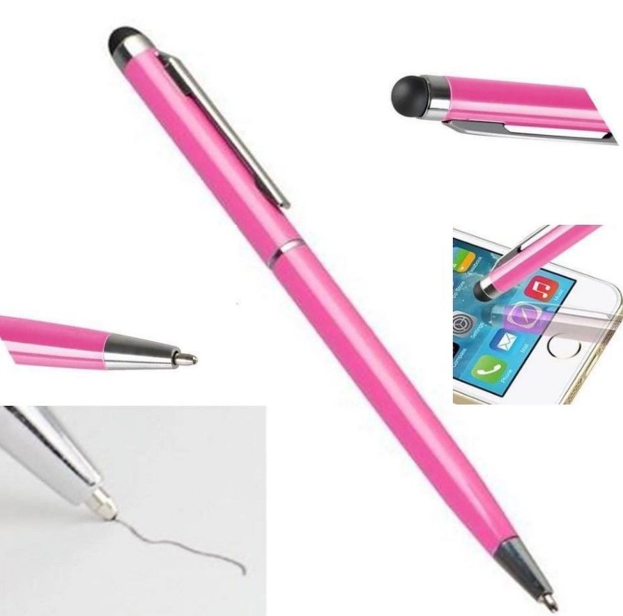 Stylus iLike  PN1 Universal 2in1 Capacitive Touch Stylus with Pen (Smartphone and Tablet PC) Pink