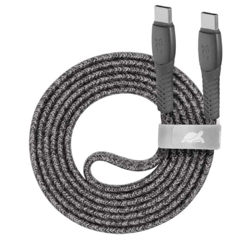 Kaabel RIVACASE  CABLE USB-C TO USB-C 2.1M/GREY PS6105 GR21