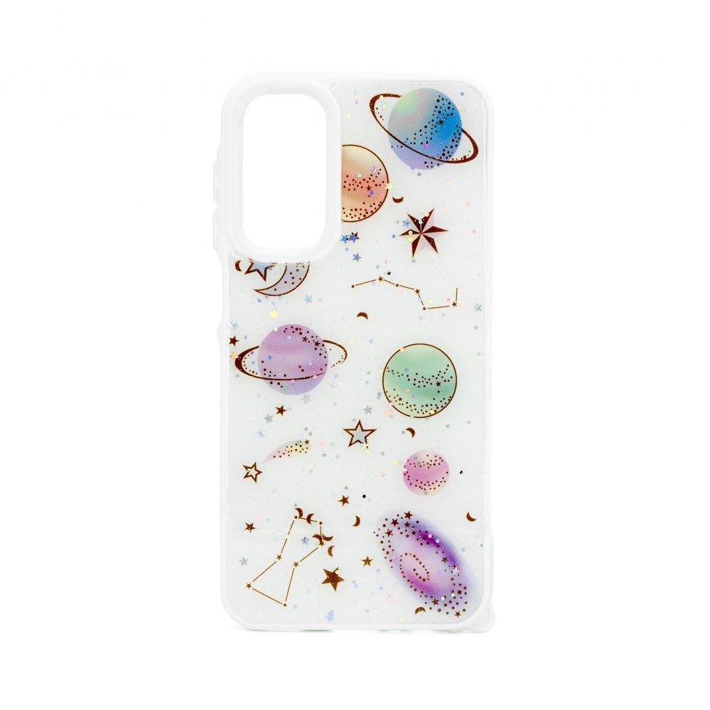 Tagakaaned iLike Samsung Galaxy A15 EPOXY CARTOON COVER White