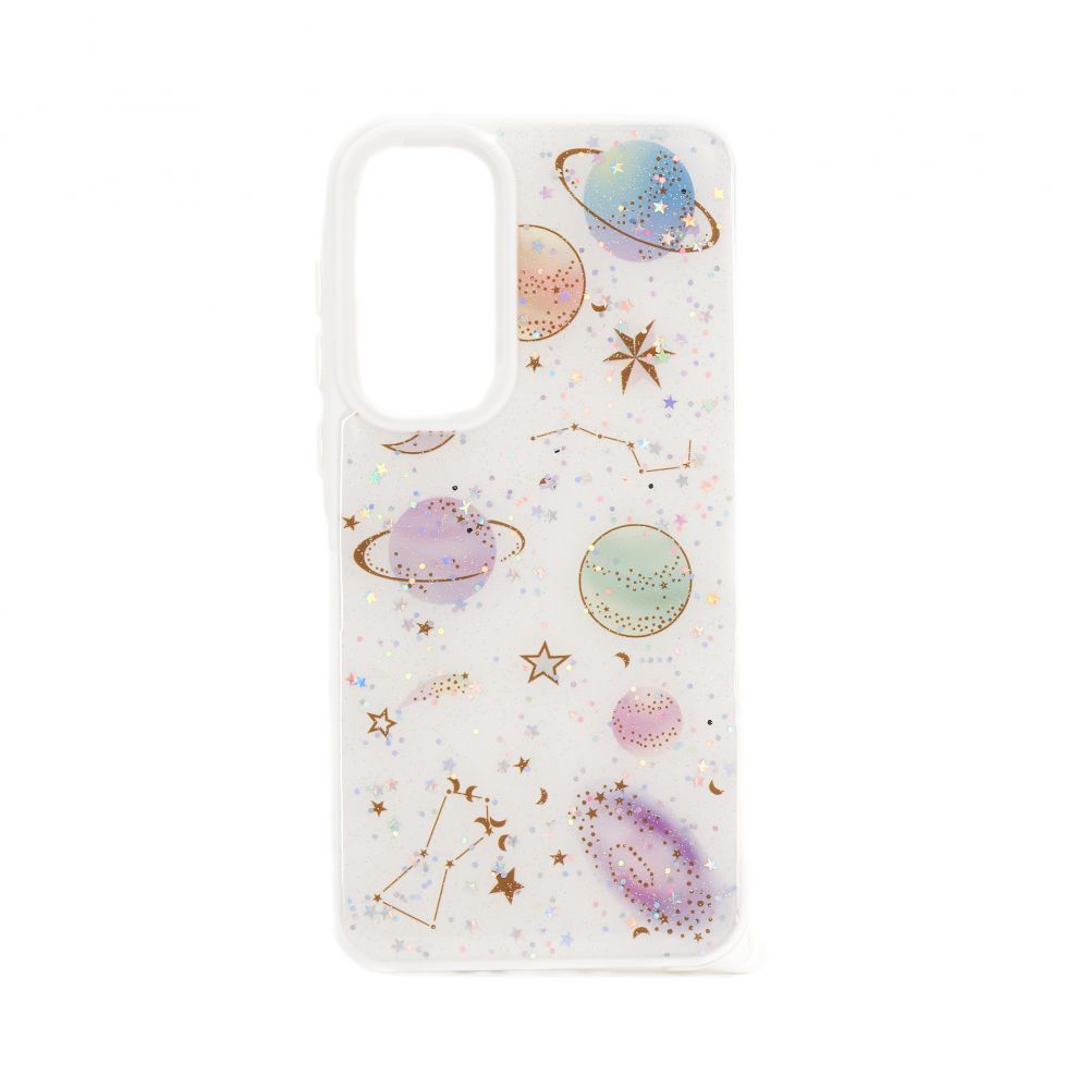 Чехол на заднюю панель iLike Samsung Galaxy A55 EPOXY CARTOON COVER White