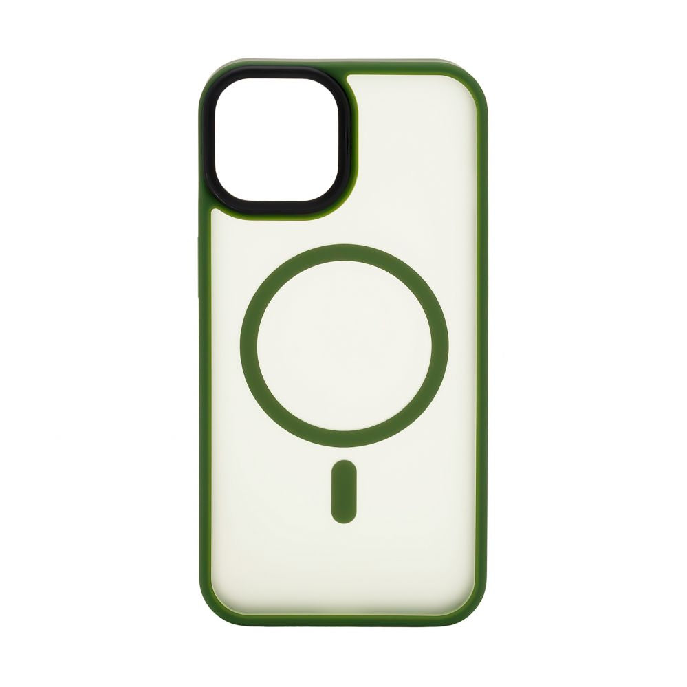 Tagakaaned Evelatus Apple iPhone 15 Hybrid Case With MagSafe PC+TPU Green