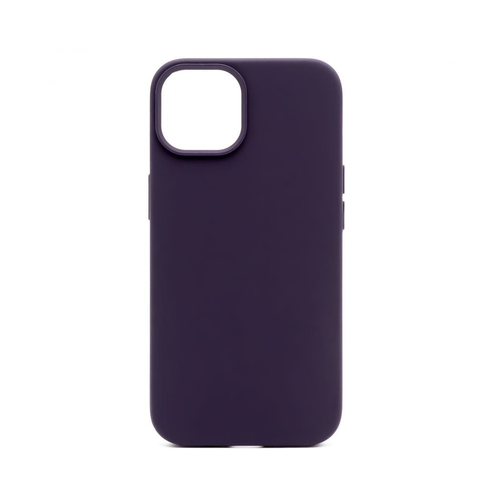 Tagakaaned Connect Apple iPhone 14 Premium Magsafe Soft Touch Silicone Case New Function Purple