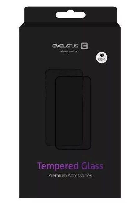 Kaitseklaasid Evelatus Xiaomi Poco X6 Pro 2.5D Full Cover Japan Glue Glass Anti-Static Black