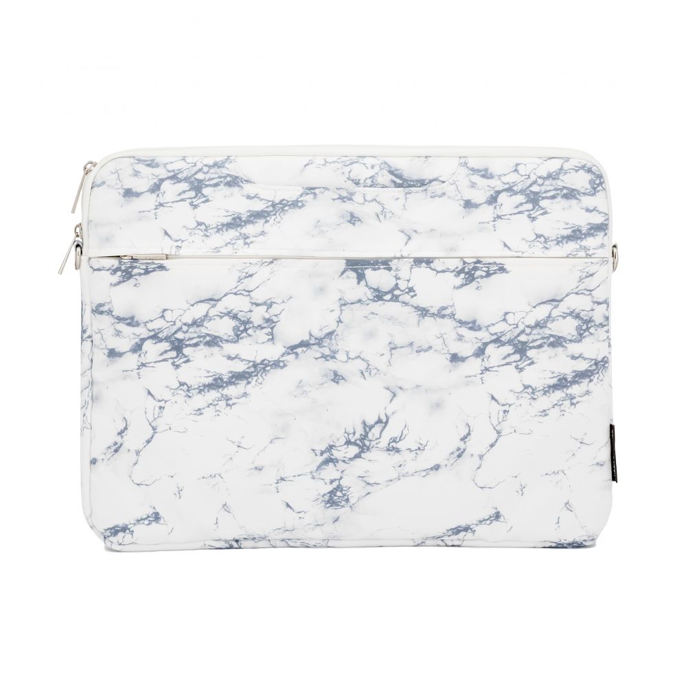 Sülearvuti kott iLike  15-16 Inches Fabric Laptop Bag With Strap Marble White