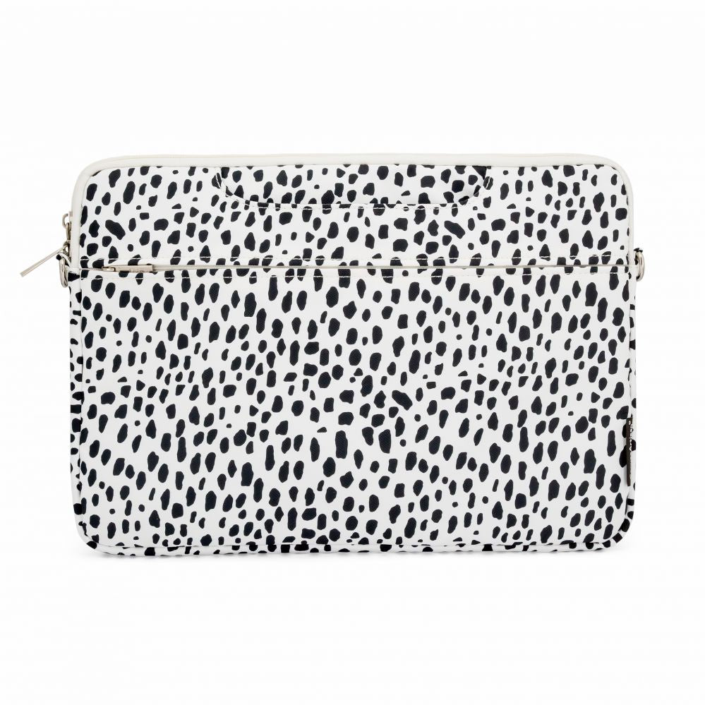 Sülearvuti kott iLike  15-16 Inches Fabric Laptop Bag With Strap Leopard White
