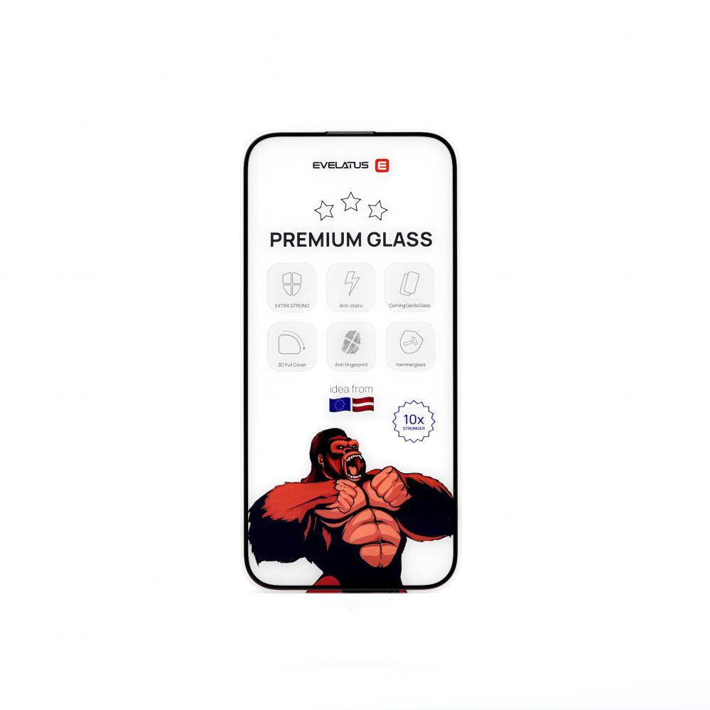 Защитное стекло Evelatus Xiaomi 14 Ultra 2.5D Full Cover Japan Glue Glass Anti-Static Black