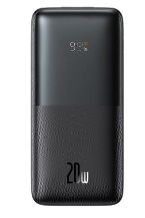 Внешний аккумулятор Baseus  Bipow Pro Power Bank 10000mAh 20W black with USB Type A - USB Type C 3A 0.3m cable Black