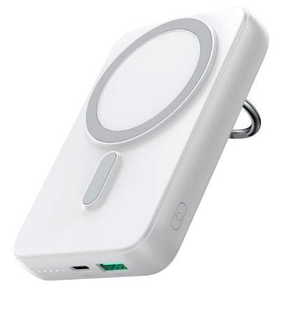 Power bank Joyroom  power bank 10000mAh Joyroom JR-W050 20W MagSafe with ring and stand White