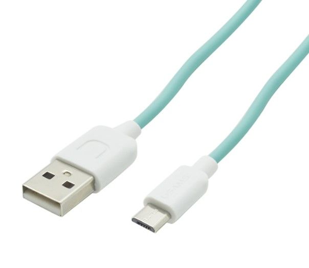 Cable USAMS  US-SJ098 USB A to Micro USB Charging Cable 1M Cyan